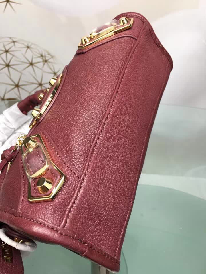BALENCIAG巴黎世家 原版義大利進口山羊皮 小金釘 可單肩斜挎  BL1301